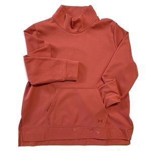 Under Armour shiny Fleece lined Pullover Sweatshirt